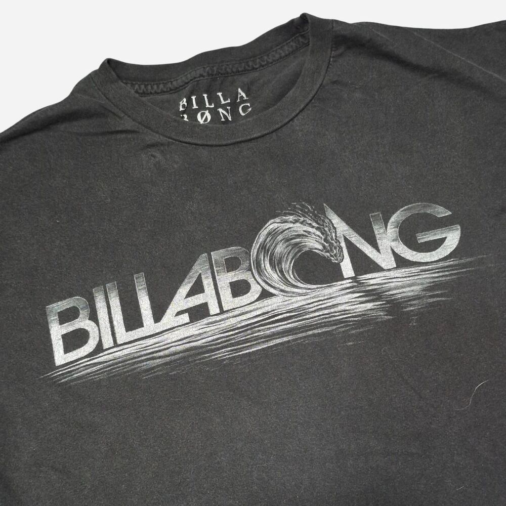 Billabong Men's Black T-shirt Size L